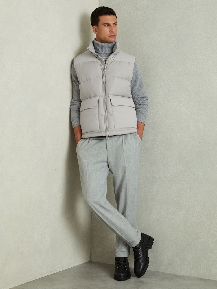 Reiss Dante Patch Pocket Quilted Gilet - Imagen 1 de 7 Reiss Dante Patch Pocket Quilted Gilet - Imagen 1 de 7