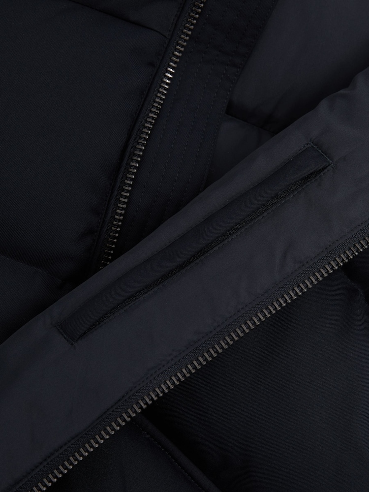 Reiss Navy Dante Patch Pocket Quilted Gilet - Image 6 of 6