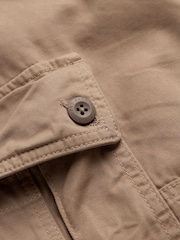FatFace Breakyard Mid Brown Cargo Shorts - Image 7 of 8