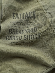 FatFace Breakyard Khaki Green Cargo Shorts - Image 8 of 8