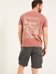FatFace Breakyard Dark Grey Cargo Shorts - Image 2 of 10
