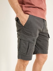 FatFace Breakyard Dark Grey Cargo Shorts - Image 5 of 10