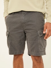 FatFace Breakyard Dark Grey Cargo Shorts - Image 7 of 10