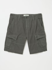 FatFace Breakyard Dark Grey Cargo Shorts - Image 8 of 10