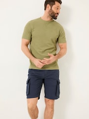 FatFace Bude Navy Cargo Shorts - Image 1 of 9