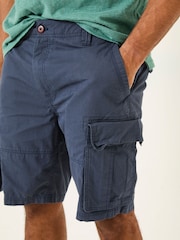 FatFace Bude Navy Cargo Shorts - Image 7 of 9