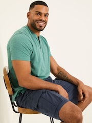 FatFace Bude Navy Cargo Shorts - Image 8 of 9