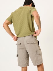 FatFace Bude Light Grey Cargo Shorts - Image 2 of 5