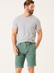 FatFace Dusky Green Stow Cord Shorts - Image 1 of 7