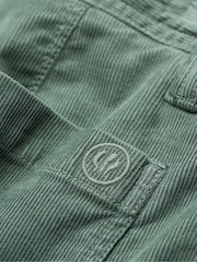 FatFace Dusky Green Stow Cord Shorts - Image 5 of 7