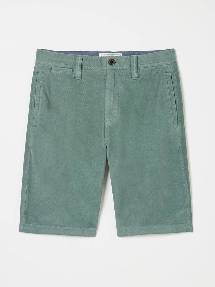 FatFace Dusky Green Stow Cord Shorts - Image 7 of 7