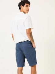 FatFace Navy Stow Garment Dye Shorts - Image 2 of 8