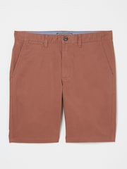 FatFace Mawes Rust Brown Chino Shorts - Image 6 of 7