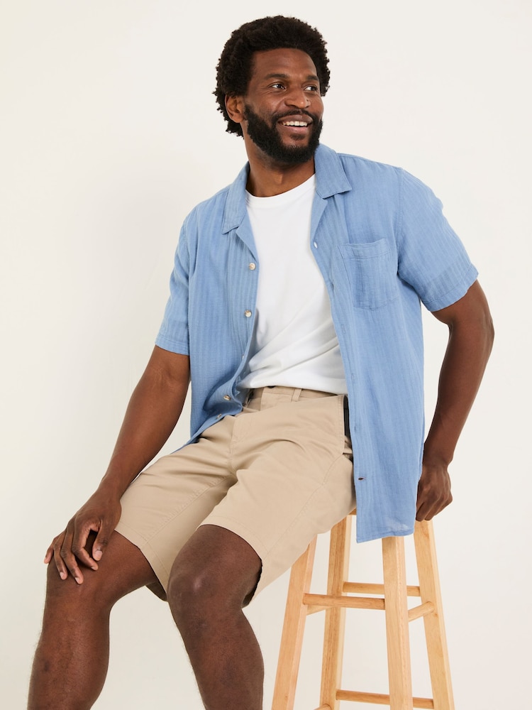 FatFace Mawes Stone Chino Shorts - Image 4 of 7