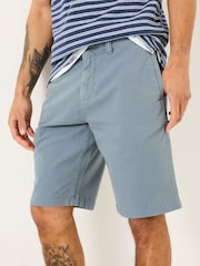 FatFace Light Blue Stow Garment Dye Shorts - Image 5 of 7