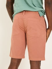 FatFace Dark Orange Stow Garment Dye Shorts - Image 2 of 5