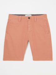 FatFace Dark Orange Stow Garment Dye Shorts - Image 5 of 5