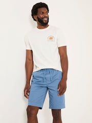 FatFace Seaton Blue Pull On Shorts - Image 3 of 9