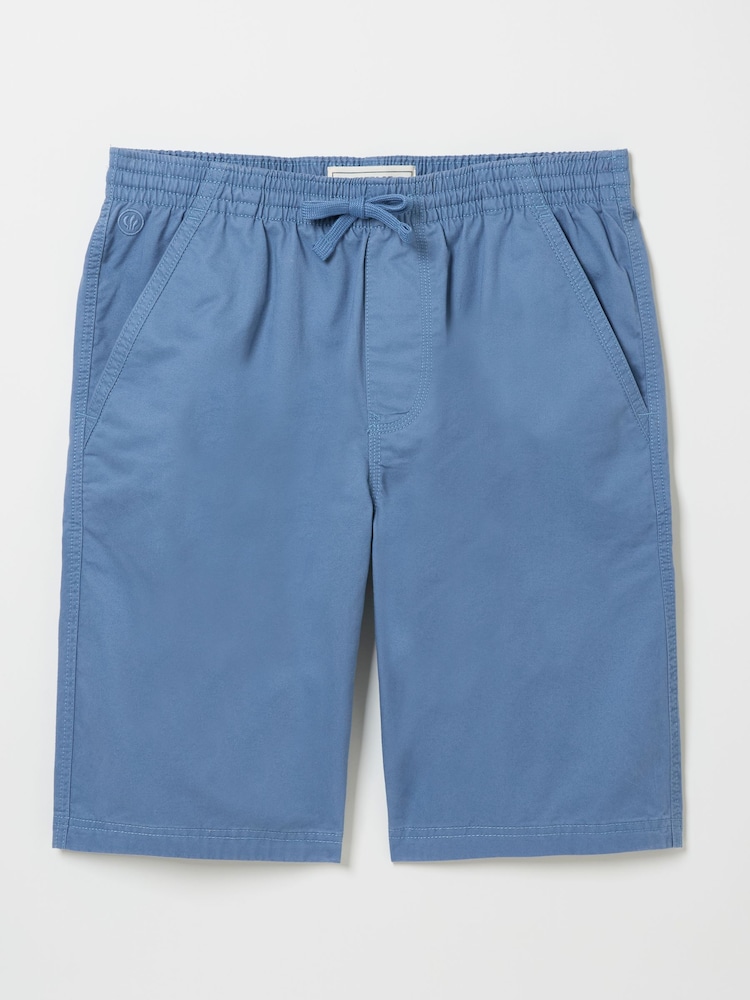 FatFace Seaton Blue Pull On Shorts - Image 9 of 9