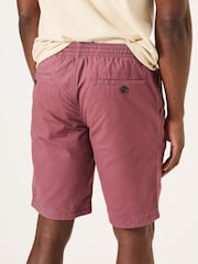 FatFace Seaton Plum Purple Pull On Shorts - Image 4 of 7