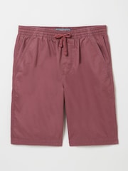 FatFace Seaton Plum Purple Pull On Shorts - Image 7 of 7