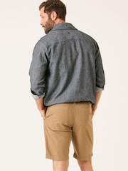FatFace Dark Stone Stow Garment Dye Shorts - Image 2 of 6