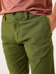 FatFace Green Stow Garment Dye Shorts - Image 4 of 8