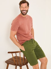 FatFace Green Stow Garment Dye Shorts - Image 5 of 8