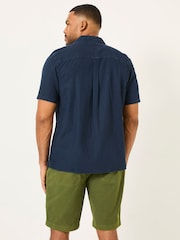 FatFace Green Stow Garment Dye Shorts - Image 6 of 8