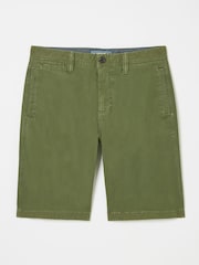 FatFace Green Stow Garment Dye Shorts - Image 8 of 8