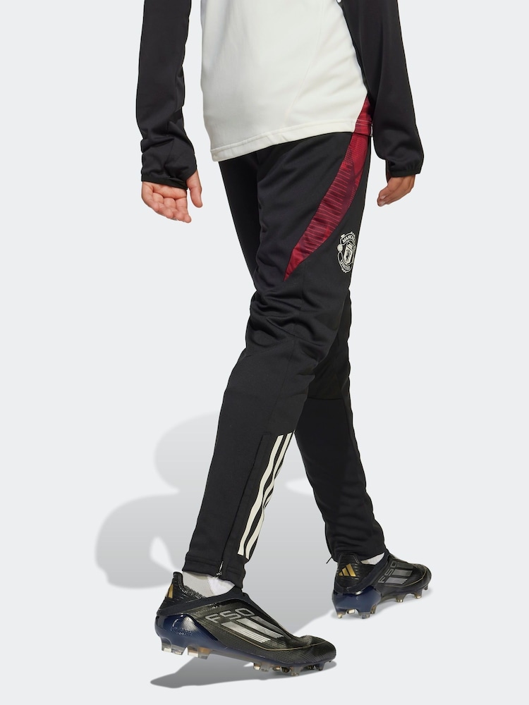 adidas Black Kids Manchester United Tiro 24 Training Pants - Image 2 of 6 adidas Black Kids Manchester United Tiro 24 Training Pants - Image 2 of 6