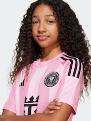 adidas Pink Kids Inter Miami CF 25/26 Messi Home Jersey - Image 4 of 7