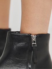 JD Williams Leather Side Zip Boots In Wide Fit - Slika 3 iz 5