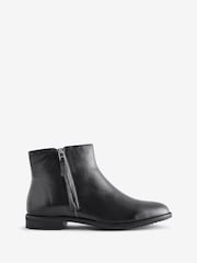 JD Williams Leather Side Zip Boots In Wide Fit - Slika 5 iz 5