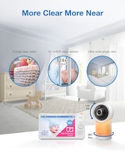 V-Tech RM7766HD 7inch Smart Wi-Fi Baby Monitor - Image 3 of 6