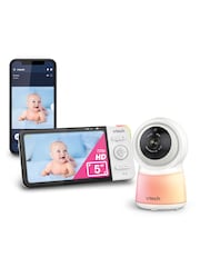V-Tech RM5755HD 5 inch Smart WiFi 1080p Video Baby Monitor - Image 1 of 6