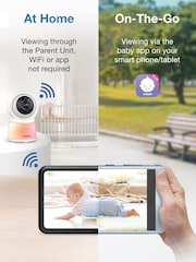 V-Tech RM5755HD 5 inch Smart WiFi 1080p Video Baby Monitor - Image 2 of 6