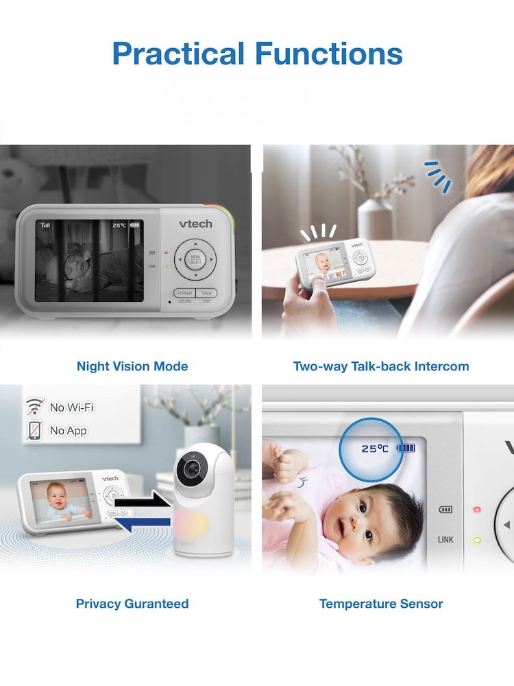 V-Tech VM3263 28inch Digital Video Baby Monitor - Image 6 of 6