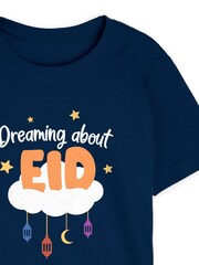 Dollymix Kids Blue Personalised Dreaming About Eid Pyjamas - Image 2 of 4