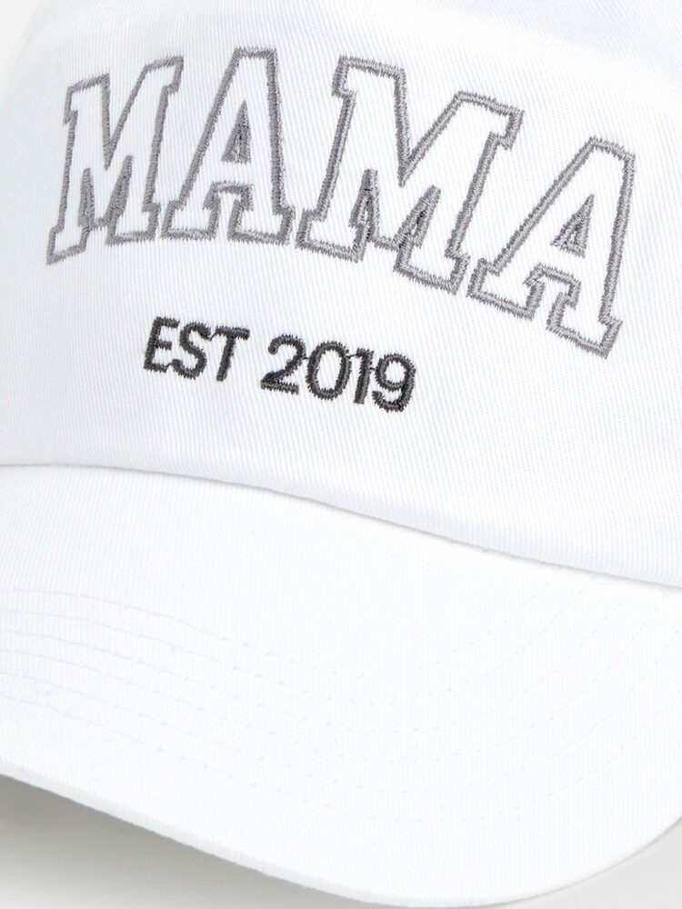 Dollymix Mama Personalised Logo 100% Cotton Cap - Image 2 of 4