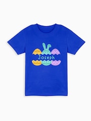 Dollymix Baby/Toddler 100% Cotton Personalised Cracked Easter Egg T-Shirt - Image 1 of 3