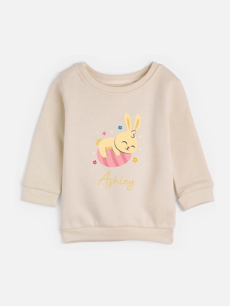 Dollymix Personalised Bunny Sweatshirt - Image 1 of 3
