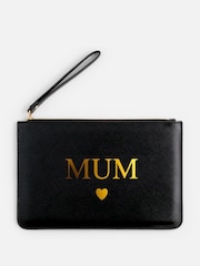 Mum Personalised Accessory Black Pouch by Dollymix - Image 1 of 4