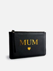 Mum Personalised Accessory Black Pouch by Dollymix - Image 3 of 4