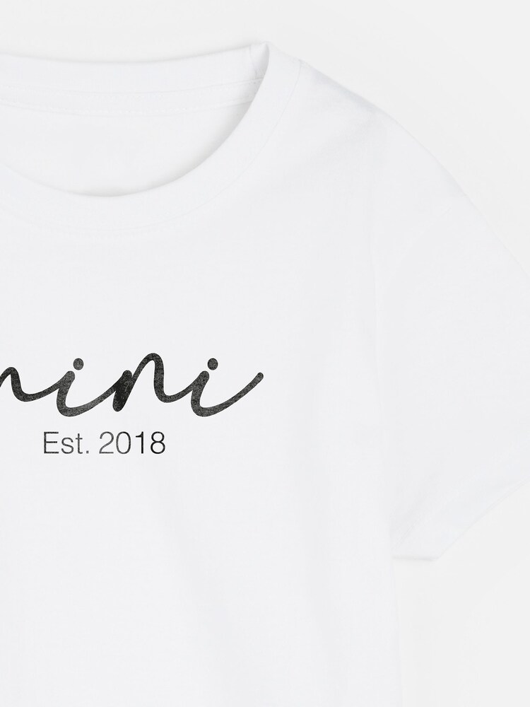 Dollymix Mini 100% Cotton Personalised Logo T-Shirt - Image 2 of 3