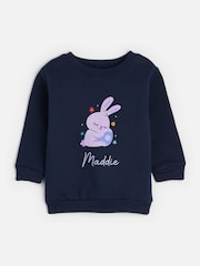 Dollymix Personalised Bunny Sweatshirt - Image 1 of 3