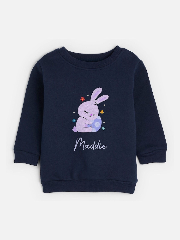 Dollymix Personalised Bunny Sweatshirt - Image 1 of 3