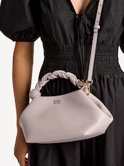 Ganni Grey Small Mini Bou Print Bag - Image 4 of 9