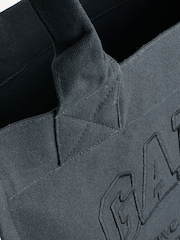 GANNI Black Denim Easy Shopper Tote Bag - Image 7 of 8