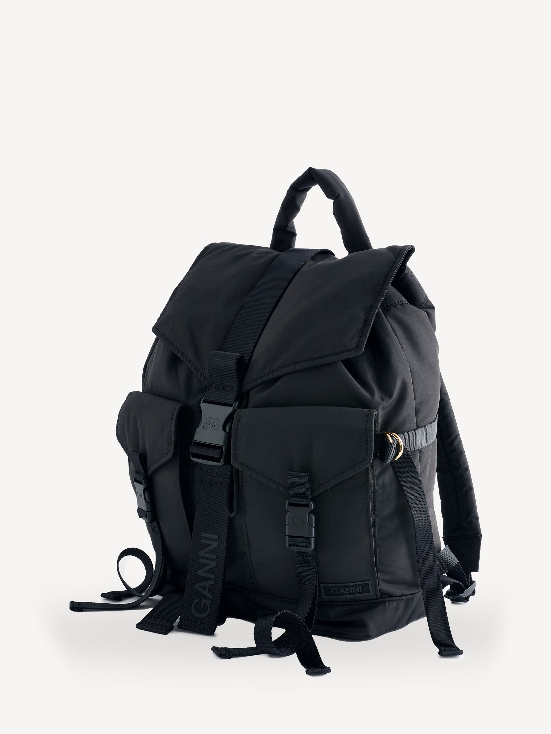 【Ganni】TECH BACKPACK Chocolate Fondant Burgundy Tech Backpack | GANNI CA